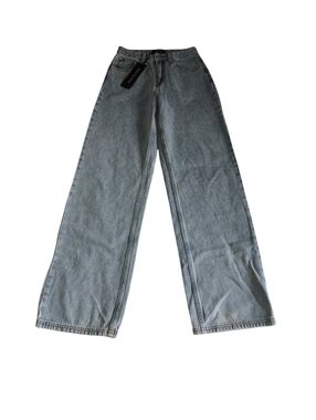 White Fox Boutique On Replay High Rise Straight Jeans In Ice Blue Womens Medium